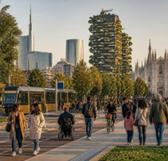 Milano 2027, la città che vogliamo. Il sondaggio <br> di Confcommercio Milano  <br> per raccogliere la voce <br> di imprese e cittadini 